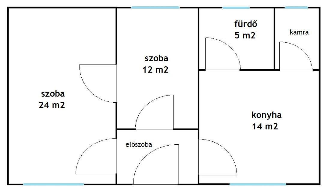 Apartament Csanyi Vendeghaz Kiskunmajsa Zewnętrze zdjęcie